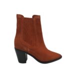 Botine dama Bronx 38, piele intoarsa, maro