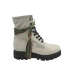 Ghete dama Felmini 39, piele, gri