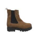 Ghete dama Felmini 42, piele intoarsa, maro