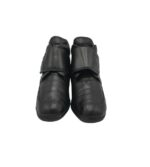 Ghete dama 39, piele, negru - imagine 3
