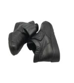 Ghete dama 39, piele, negru - imagine 4