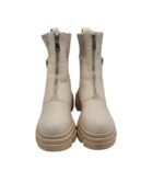 Ghete dama 37, imitatie de  piele, bej - imagine 3