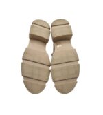 Ghete dama 37, imitatie de  piele, bej - imagine 5