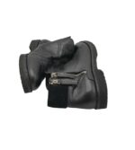 Ghete dama Ilse Jacobsen 36, piele, negru - imagine 4