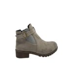 Botine dama 39, material textil, gri