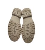 Ghete barbati 43, imitație de piele, bej, imblanite - imagine 5