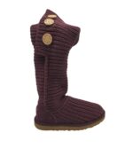 Cizme dama Ugg 39, material textil, maro