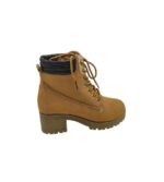 Ghete dama Colloseum 36, imitație de piele, maro