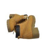 Ghete dama Colloseum 36, imitație de piele, maro - imagine 4