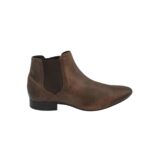 Botine dama 40, piele, maro