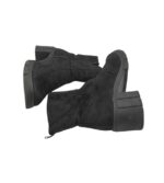 Ghete dama Graceland 38, material textil, negru - imagine 4