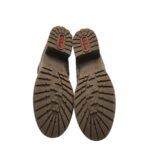 Botine dama Rieker 36, imitatie de piele, material textil, bej - imagine 5