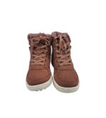 Ghete dama Vty  39, imitație de piele, maro, captusite - imagine 3