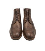 Ghete barbati Ecco 47, piele, maro - imagine 3