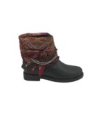 Botine dama Bryan Blake 36, material textil, piele, negru