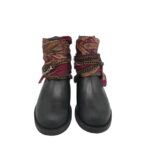 Botine dama Bryan Blake 36, material textil, piele, negru - imagine 3