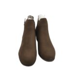 Botine dama Skechers 37, piele, imitatie de piele,  maro - imagine 4