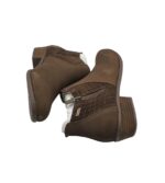 Botine dama Skechers 37, piele, imitatie de piele,  maro - imagine 3