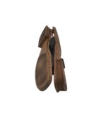 Saboti dama Rieker 39, piele, negru - imagine 4