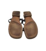 Saboti dama Rieker 39, piele, negru - imagine 5