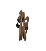 Saboti dama Flexx 40, imitatie de piele, maro - imagine 4