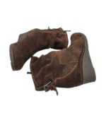 Botine dama Marco Tozzi 38, piele intoarsa, maro - imagine 4