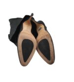 Cizme dama peste genunchi 38, piele, negru - imagine 5