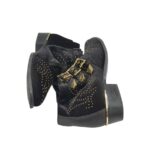 Botine dama Bronx 41, material textil, piele, negru - imagine 4