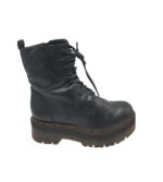 Ghete dama 39, imitatie de piele, negru