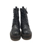 Ghete dama 39, imitatie de piele, negru - imagine 3