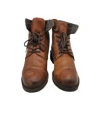 Ghete barbati 42, piele, maro - imagine 3