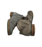 Botine dama Clocharme 38, piele, bej - imagine 4