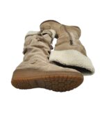 Cizme dama Geox 38, piele intoarsa, bej - imagine 4