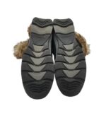 Cizme dama Land's End 41.5, piele intoarsa, material textil, negru - imagine 5