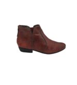Botine dama Tamaris 39, piele, maro