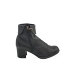 Botine dama Medicus 38, piele, negru, captusite