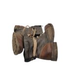 Ghete dama Rieker 36, imitatie de piele, maro gri - imagine 4