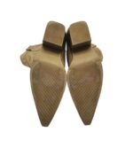 Cizme dama Bershka 39, material textil, maro - imagine 5