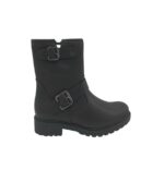 Ghete dama Xti 37, imitație de piele, negru