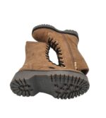 Ghete dama Xti , material textil, maro - imagine 3