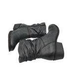 Botine dama  Marco Tozzi 37, imitatie de piele, negru - imagine 4