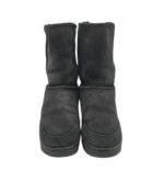 Cizme dama Emu 38, piele, negru, imblanite - imagine 3