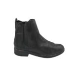 Botine dama Tamaris 40, piele, negru