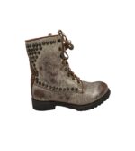 Ghete dama Ash 41, imitație de piele, piele, gri