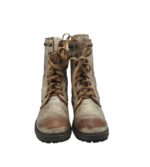 Ghete dama Ash 41, imitație de piele, piele, gri - imagine 3