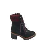 Ghete dama Landrover 37, material textil, negru