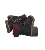 Ghete dama Landrover 37, material textil, negru - imagine 3