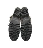 Ghete dama 38, material textil, piele, gri , captusite - imagine 3