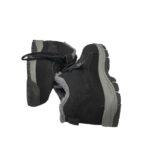 Ghete dama Fashion 41, imitatie de piele, negru, imblanite - imagine 4