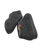 Ghete dama Relax 38, material textil, gri, imblanite - imagine 4